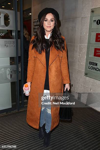 Vicky Pattison seen at BBC Radio One on January 16, 2017 in London, England.