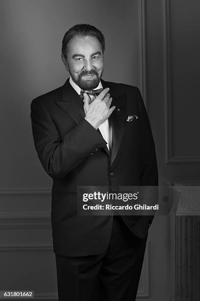 Actor Kabir Bedi is photographed for Self Assignment on December 4, 2016 in Rome, Italy.