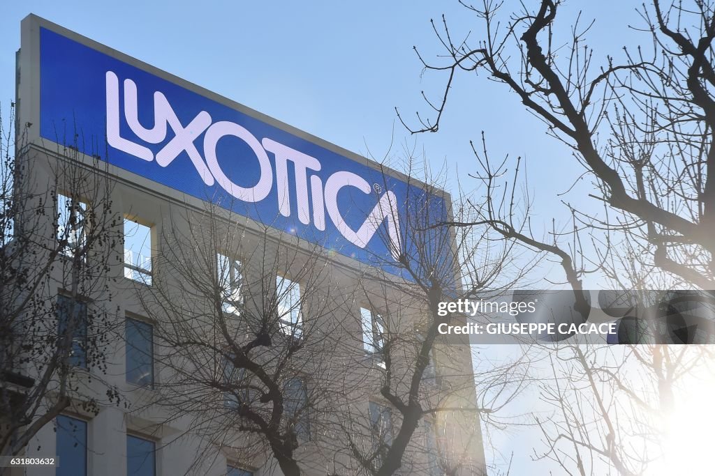 ITALY-ECONOMY-LUXOTTICA-ESSILOR-MERGE