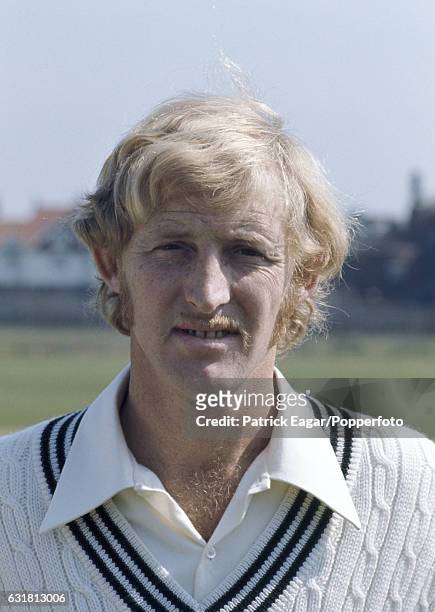 Rodney Redmond of New Zealand during the tour match between DH Robins' XI and New Zealand at The Saffrons, Eastbourne, 24th April 1973.