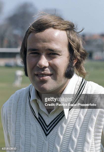 Robert Anderson of New Zealand during the tour match between DH Robins' XI and New Zealand at The Saffrons, Eastbourne, 24th April 1973.