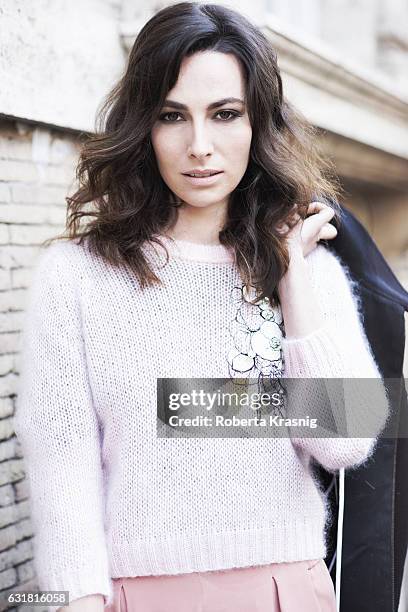 Actress Daniela Virgilio is photographed for Self Assignment on February 13, 2015 in Rome, Italy.