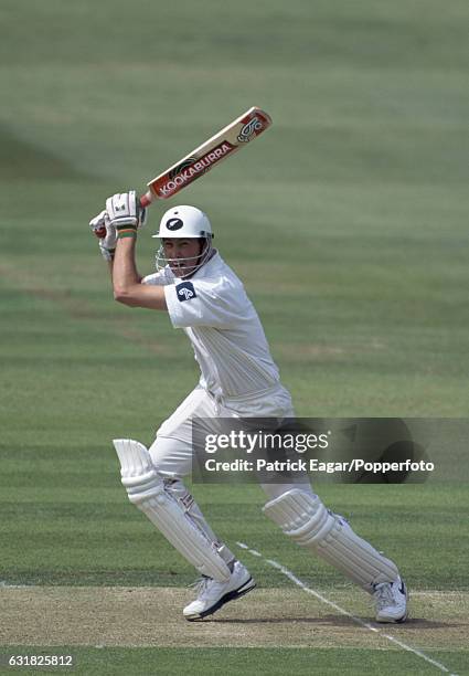 Stephen Fleming batting for New Zealand during the 2nd Test match between England and New Zealand at Lord's Cricket Ground, London, 16th June 1994.