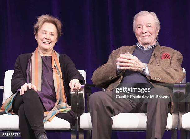 Chef, film subject, James Beard: Americas First Foodie Alice Waters and chef, film subject Jacques Pepin of 'AMERICAN MASTERS Chefs Flight'...