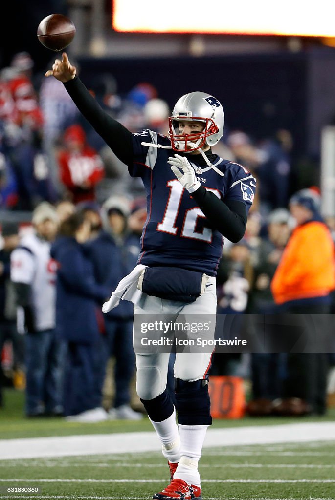 NFL: JAN 14 AFC Divisional Playoff - Texans at Patriots