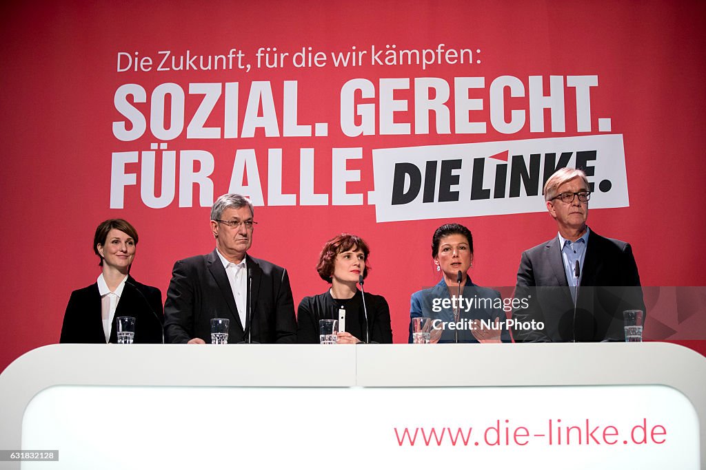 Die Linke party presents program for the Bundestag elections 2017