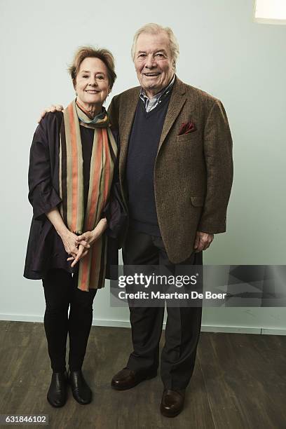 Chef/film subject Alice Waters and Chef/film subject Jacques Pepin from PBS's ''AMERICAN MASTERS: Chefs Flight"' pose in the Getty Images Portrait...