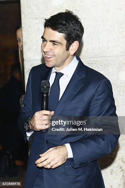MontBlanc CEO Jerome Lambert attends the Montblanc Gala Dinner At Brasserie Des Halles as part of the SIHH on January 16, 2017 in Geneva, Switzerland.