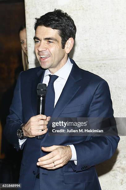 MontBlanc CEO Jerome Lambert attends the Montblanc Gala Dinner At Brasserie Des Halles as part of the SIHH on January 16, 2017 in Geneva, Switzerland.