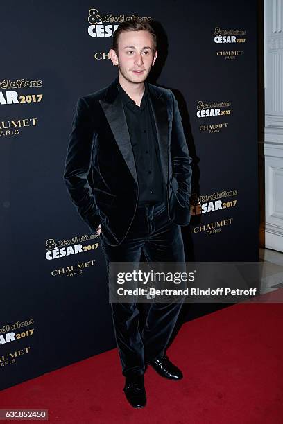Revelation for "Quand on a 17 ans", Kacey Mottet Klein attends the "Cesar - Revelations 2017" Photocall and Cocktail at Chaumet on January 16, 2017...