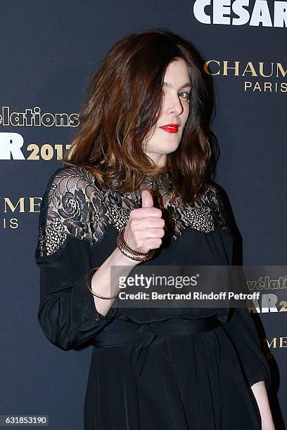 Actress Valerie Donzelli attends the "Cesar - Revelations 2017" Photocall and Cocktail at Chaumet on January 16, 2017 in Paris, France.