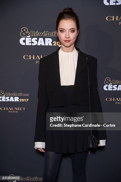 Anastasia Shevtsova attends the 'Cesar - Revelations 2017' on January 16, 2017 in Paris, France.