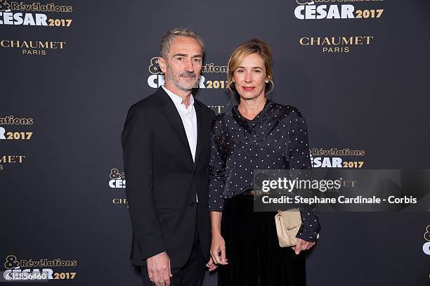 Angelin Preljocaj and Valerie Muller attend the 'Cesar - Revelations 2017' on January 16, 2017 in Paris, France.