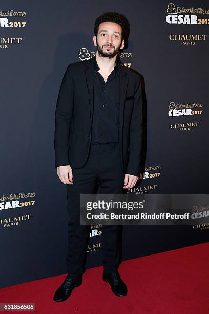 Revelation for "La fine equipe", William Legbhil attends the "Cesar - Revelations 2017" Photocall and Cocktail at Chaumet on January 16, 2017 in...
