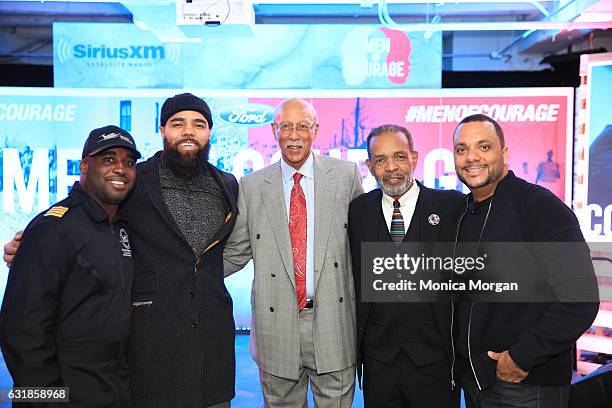 Educator and Captain Barrington A. Irving , Detroit Lions linebacker DeAndre Levy, Former Detroit Mayor Dave Bing, Radio Host Joe Madison, and Shawn...