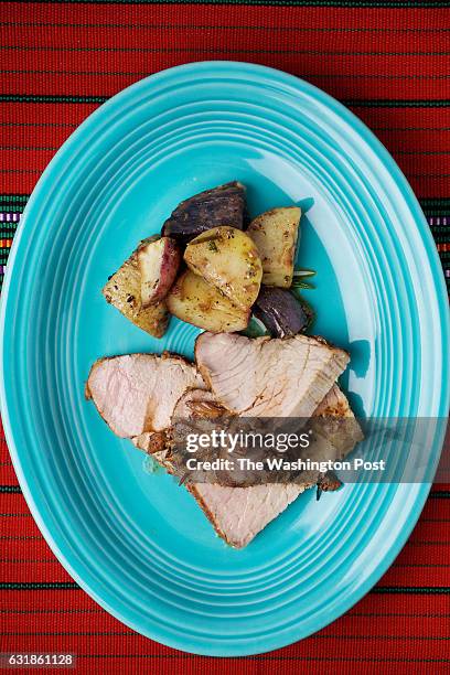 Stove-Top Veal Roast photographed in Washington, DC. .