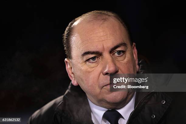 Axel Weber, chairman of UBS Group AG, looks on during a Bloomberg Television interview at the World Economic Forum in Davos, Switzerland, on Tuesday,...