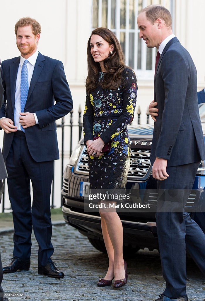 The Duke & Duchess Of Cambridge And Prince Harry Outline Plans For Heads Together Ahead Of The 2017 Virgin Money London Marathon