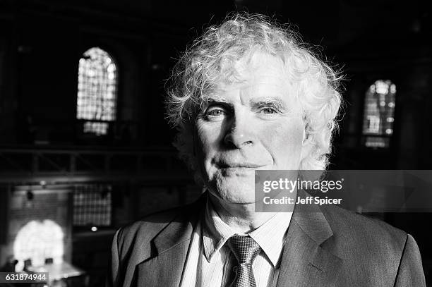 Sir Simon Rattle at a press conference to launch Simon Rattle's opening season as Music Director of The London Symphony Orchestra at LSO St Lukes on...