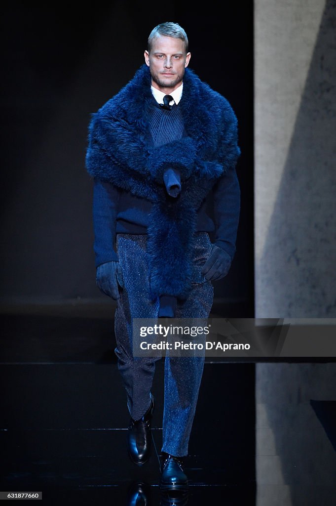 Giorgio Armani - Runway - Milan Men's Fashion Week Fall/Winter 2017/18