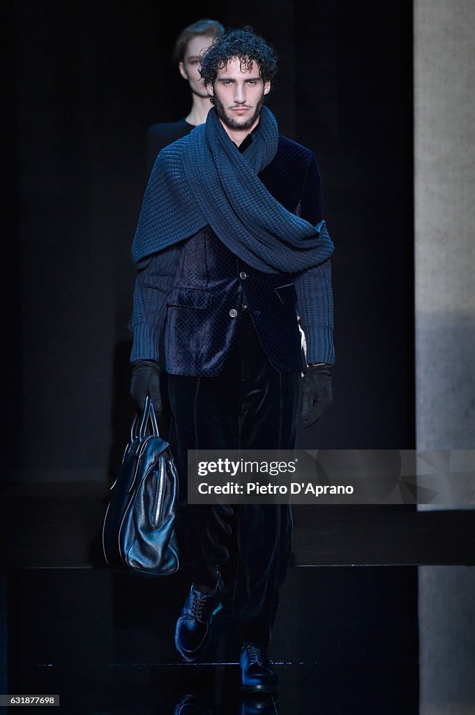 Giorgio Armani - Runway - Milan Men's Fashion Week Fall/Winter 2017/18