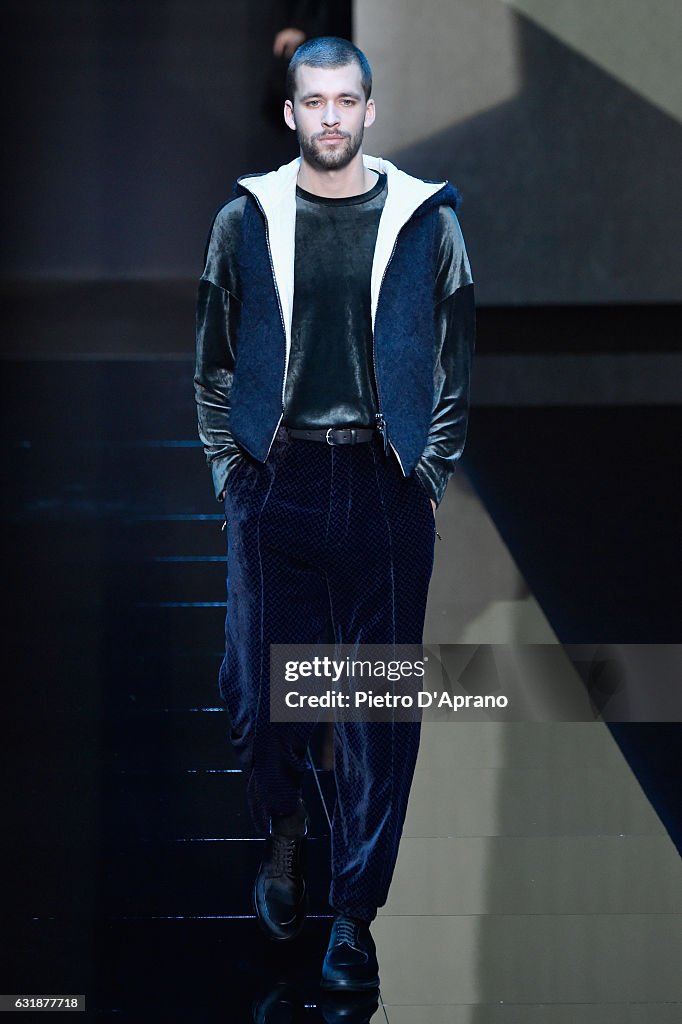 Giorgio Armani - Runway - Milan Men's Fashion Week Fall/Winter 2017/18