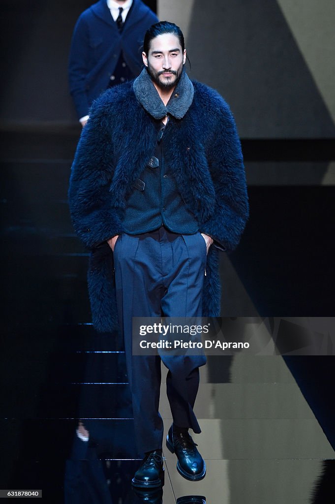 Giorgio Armani - Runway - Milan Men's Fashion Week Fall/Winter 2017/18