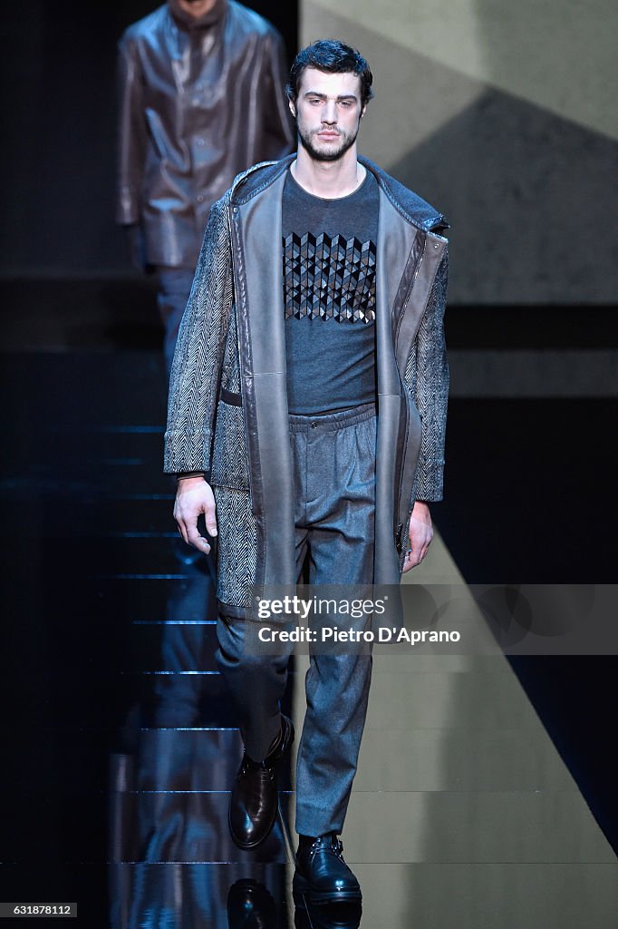Giorgio Armani - Runway - Milan Men's Fashion Week Fall/Winter 2017/18