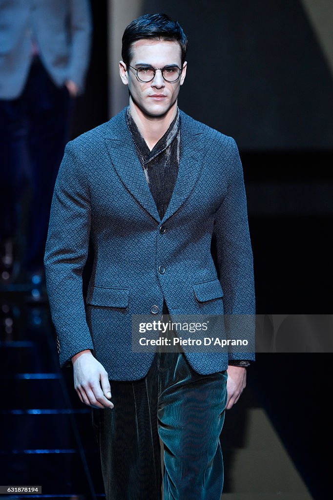 Giorgio Armani - Runway - Milan Men's Fashion Week Fall/Winter 2017/18