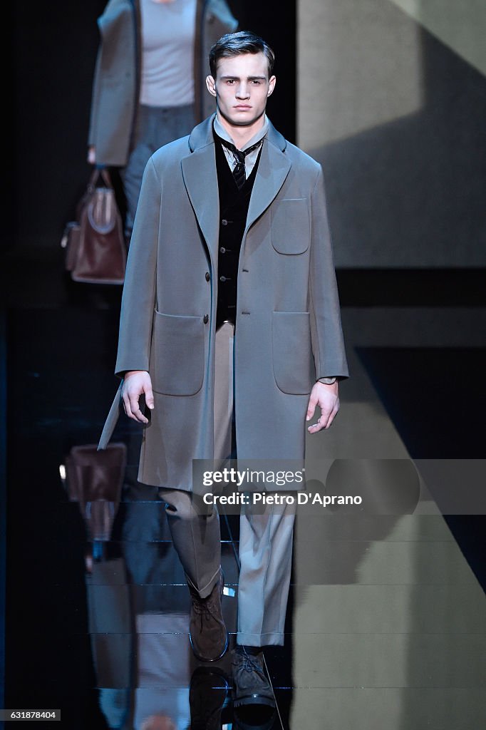 Giorgio Armani - Runway - Milan Men's Fashion Week Fall/Winter 2017/18