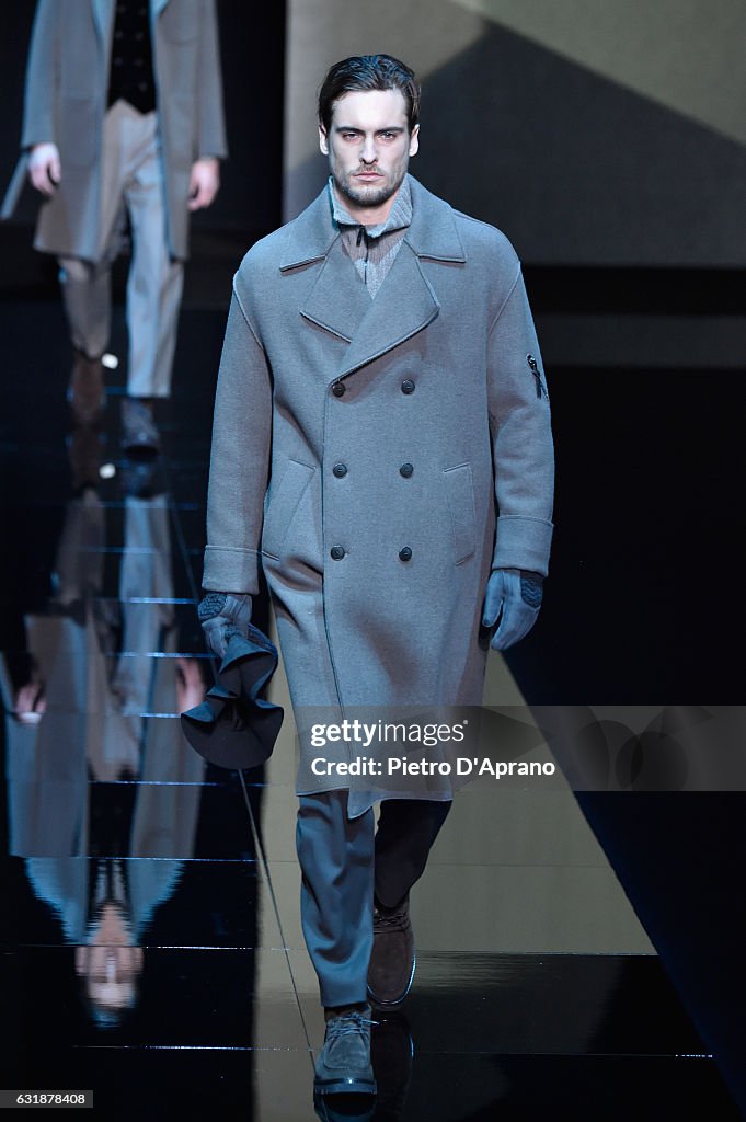 Giorgio Armani - Runway - Milan Men's Fashion Week Fall/Winter 2017/18