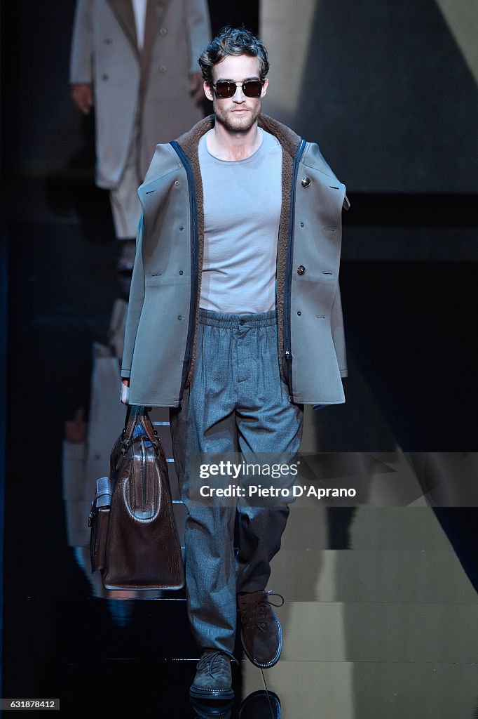 Giorgio Armani - Runway - Milan Men's Fashion Week Fall/Winter 2017/18