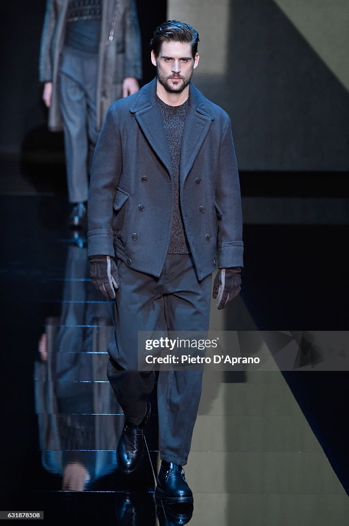 Giorgio Armani - Runway - Milan Men's Fashion Week Fall/Winter 2017/18