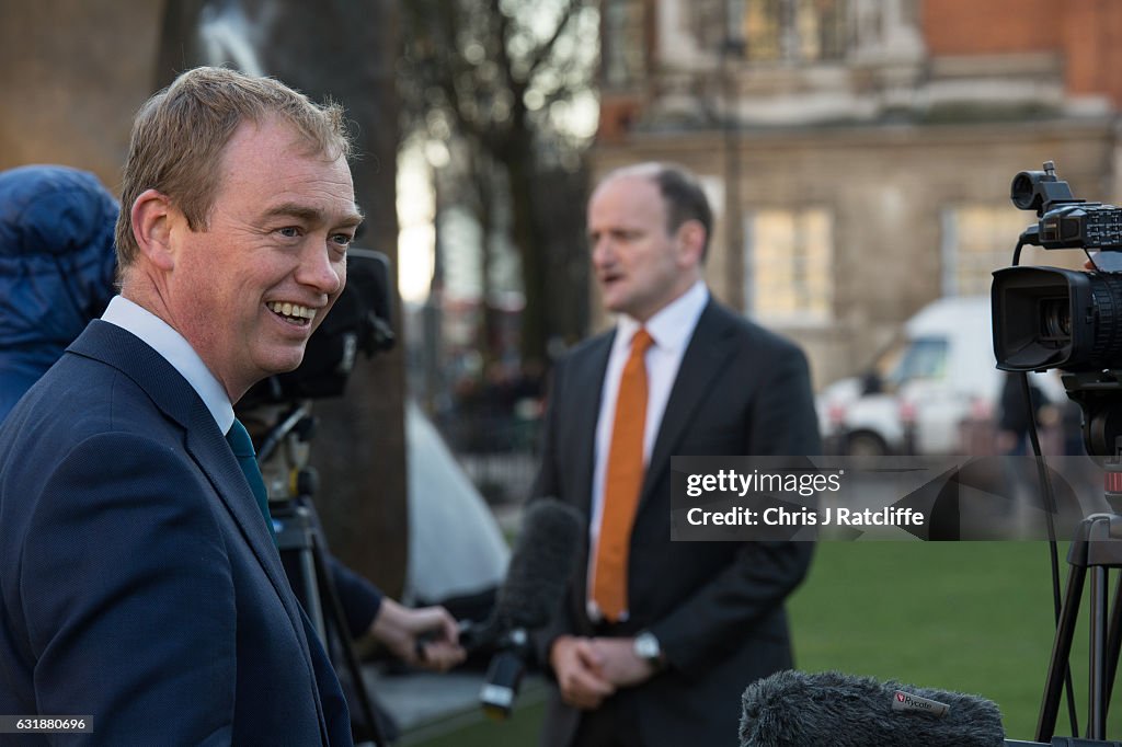 Reactions In Westminster After Prime Minister's Brexit Speech