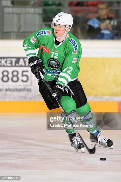 Kristjan Cepon of Olimpija Ljubljana during the action shot on September 16, 2016 in Ljubljana, Slovenia.