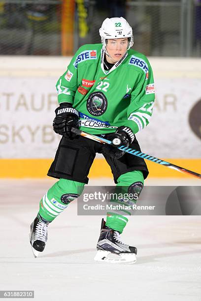 Sebastjan Hadzic of Olimpija Ljubljana during the action shot on September 16, 2016 in Ljubljana, Slovenia.