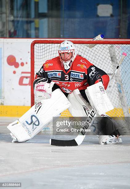 Marek Schwarz of HC Orli Znojmo during the action shot September 16, 2016 in Znojmo, Czech Republic.