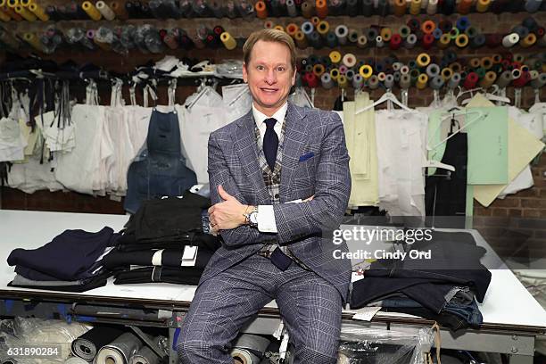 Celebrity Style Expert Carson Kressley hosts the 'SculpSure Day With the Denim Doctor' event with Dr. Dennis Gross at 3x1 on January 17, 2017 in New...