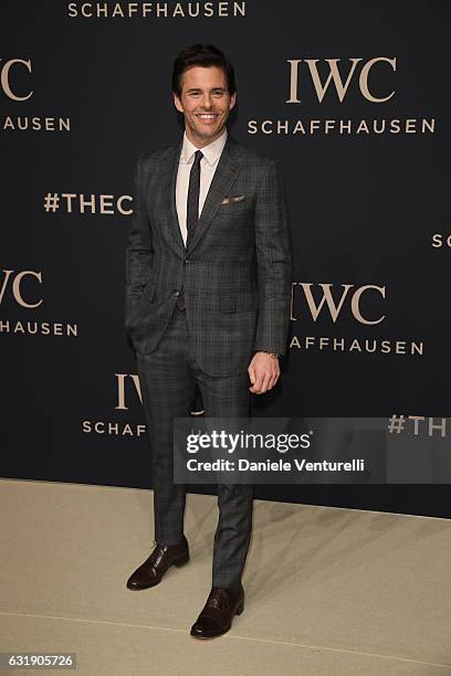 James Marsden arrives at IWC Schaffhausen at SIHH 2017 "Decoding the Beauty of Time" Gala Dinner on January 17, 2017 in Geneva, Switzerland.