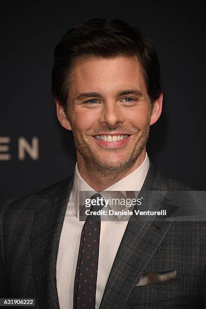 James Marsden arrives at IWC Schaffhausen at SIHH 2017 "Decoding the Beauty of Time" Gala Dinner on January 17, 2017 in Geneva, Switzerland.