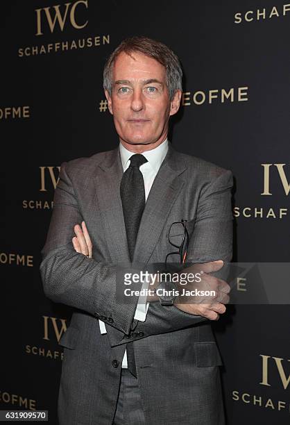 Tim Jefferies visits the IWC booth during the launch of the Da Vinci Novelties from the Swiss luxury watch manufacturer IWC Schaffhausen at the Salon...