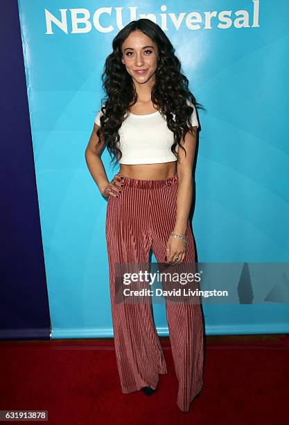 Actress Stella Maeve attends the 2017 NBCUniversal Winter Press Tour - Day 1 at the Langham Hotel on January 17, 2017 in Pasadena, California.