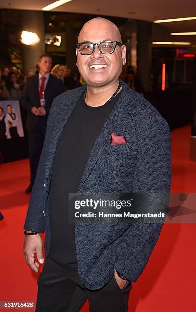 Saliya Kahawatte during the 'Mein Blind Date mit dem Leben' Munich Premiere at Mathaeser Filmpalast on January 17, 2017 in Munich, Germany.