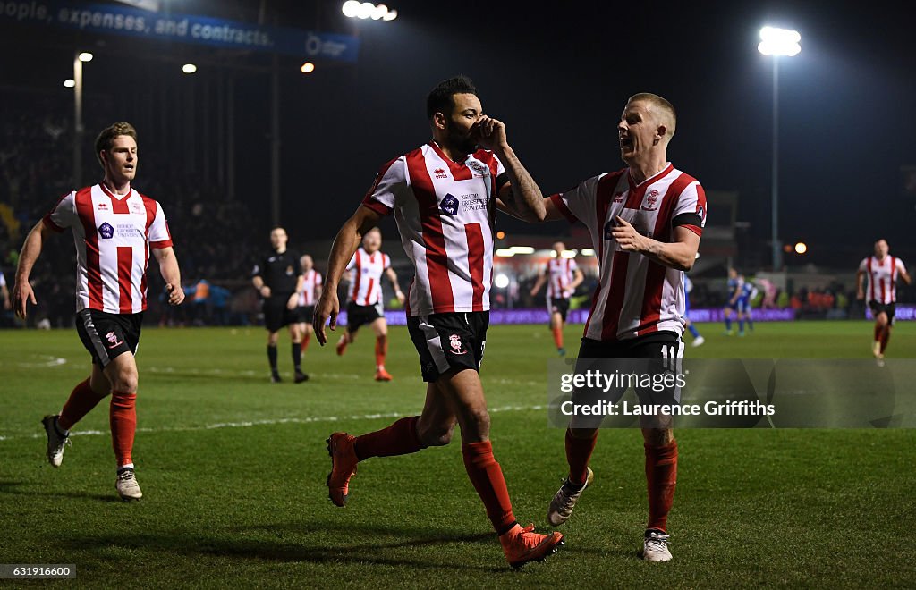 Lincoln City v Ipswich Town - The Emirates FA Cup Third Round Replay