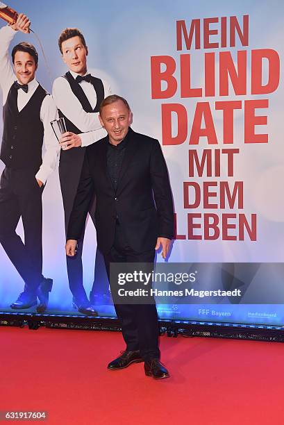 Actor Alexander Held during the 'Mein Blind Date mit dem Leben' Munich Premiere at Mathaeser Filmpalast on January 17, 2017 in Munich, Germany.