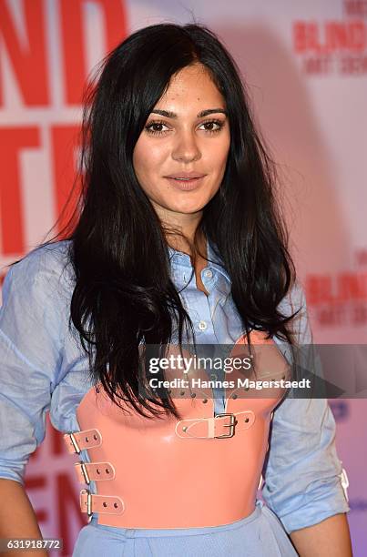 Actress Nilam Farooq during the 'Mein Blind Date mit dem Leben' Munich Premiere at Mathaeser Filmpalast on January 17, 2017 in Munich, Germany.