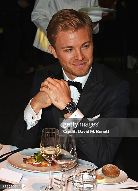 Nico Rosberg attends the IWC Schaffhausen "Decoding the Beauty of Time" Gala Dinner during the launch of the Da Vinci Novelties from the Swiss luxury...