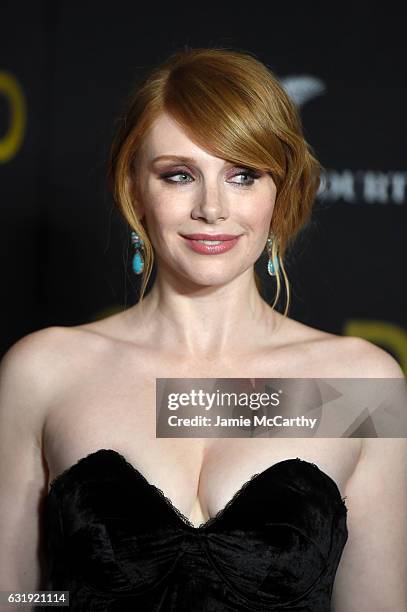 Actress Bryce Dallas Howard attends The World Premiere of "Gold" hosted by TWC - Dimension with Popular Mechanics, The Palm Court & Wild Turkey...