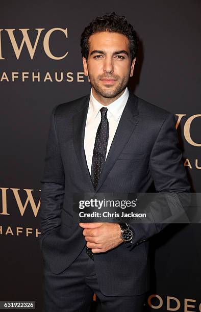 Elyas M'Barek attends the IWC Schaffhausen "Decoding the Beauty of Time" Gala Dinner during the launch of the Da Vinci Novelties from the Swiss...