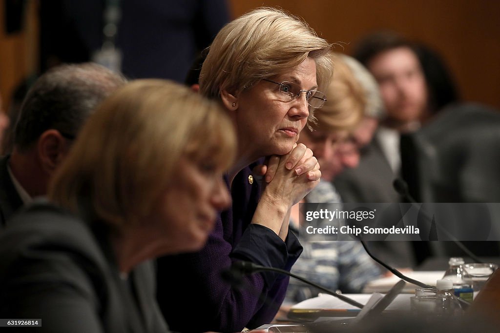 Trump's Selection For Education Secretary Betsy DeVos Testifies During Her Senate Confirmation Hearing